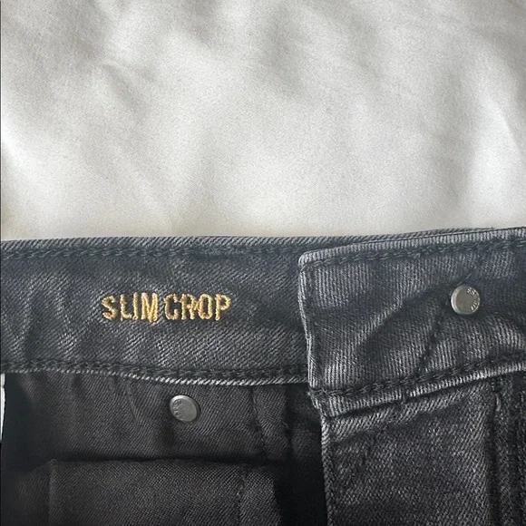 American Eagle Extreme Flex Jeans Dark Grey Slim Crop Men - Picture 3 of 6